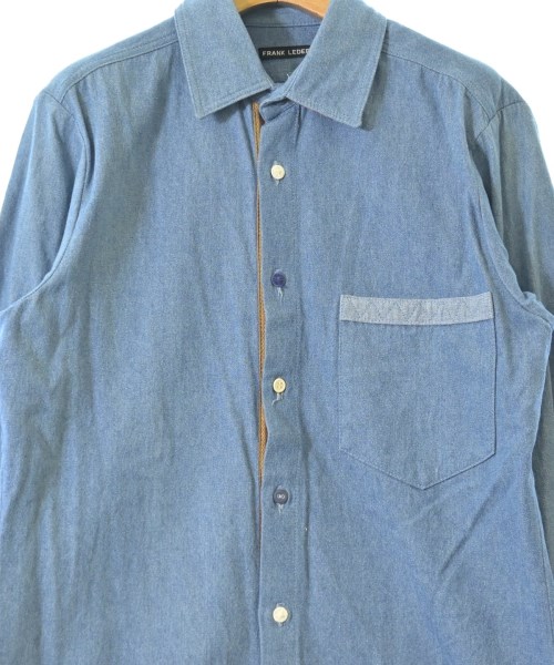 FRANK LEDER（フランクリーダー）カジュアルシャツ 青 サイズ:S メンズ/2200672172076