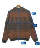 FRANK LEDER（フランクリーダー）ニット・セーター 茶 サイズ:S メンズ/2200672172311