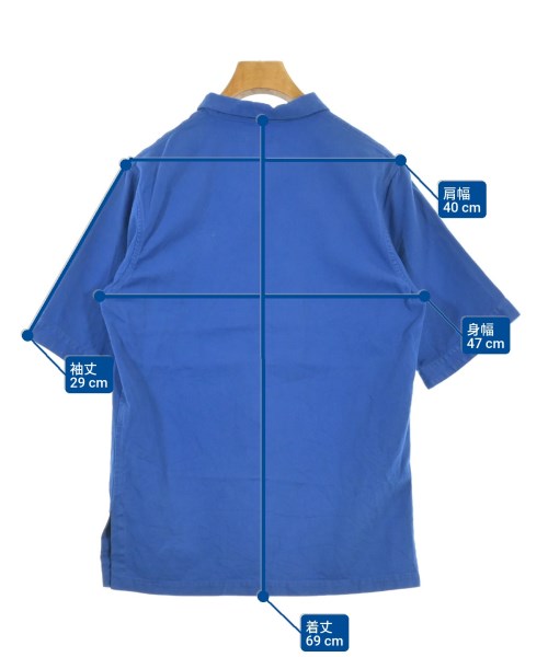 FRANK LEDER（フランクリーダー）カジュアルシャツ 青 サイズ:S メンズ/2200675871068