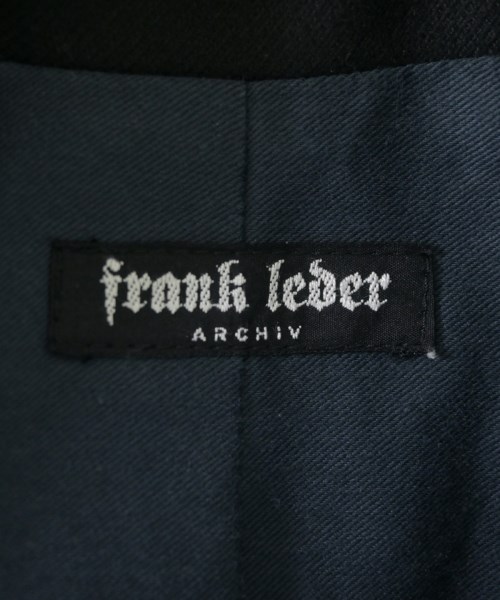 FRANK LEDER（フランクリーダー）チェスターコート 黒 サイズ:S メンズ/2200677046143