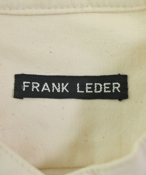 FRANK LEDER（フランクリーダー）カジュアルシャツ 白 サイズ:XS メンズ/2200654319147