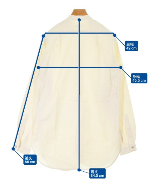 FRANK LEDER（フランクリーダー）カジュアルシャツ 白 サイズ:XS メンズ/2200654319147