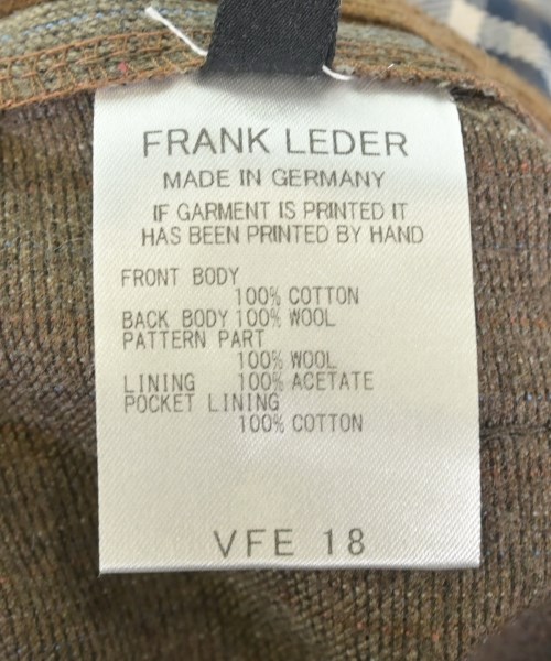 FRANK LEDER（フランクリーダー）その他 茶 サイズ:XS メンズ/2200687270163