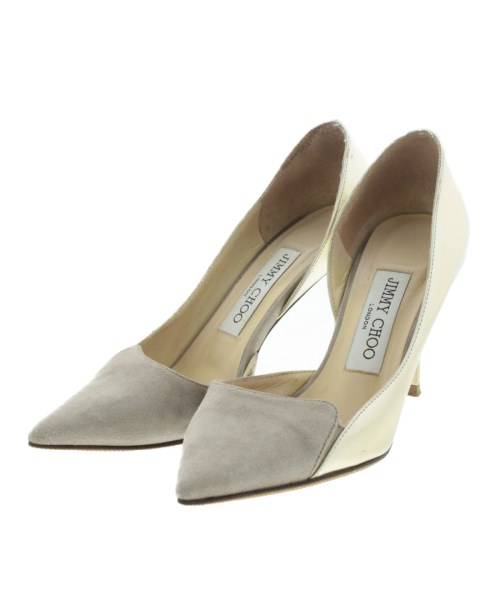 JIMMY CHOO（ジミーチュー）パンプス ベージュ サイズ:34 1/2(21cm位