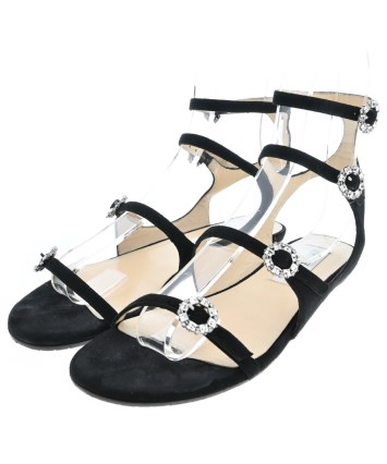 JIMMY CHOO（ジミーチュー）サンダル 黒 サイズ:EU35(21.5cm位