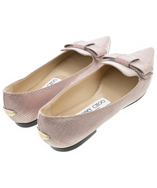 JIMMY CHOO（ジミーチュー）バレエシューズ/オペラシューズ ピンク サイズ:35(22.5cm位) レディース/2200635818096
