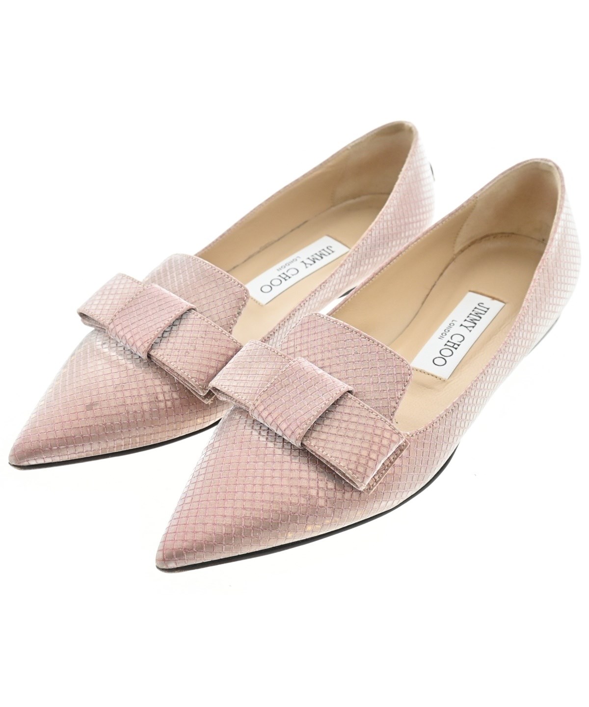 JIMMY CHOO（ジミーチュー）バレエシューズ/オペラシューズ ピンク