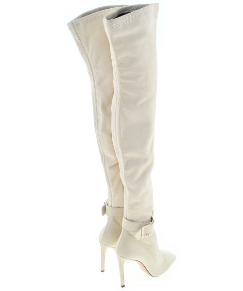 JIMMY CHOO（ジミーチュー）ブーツ 白 サイズ:37 1/2(24.5cm位) レディース/2200635818126