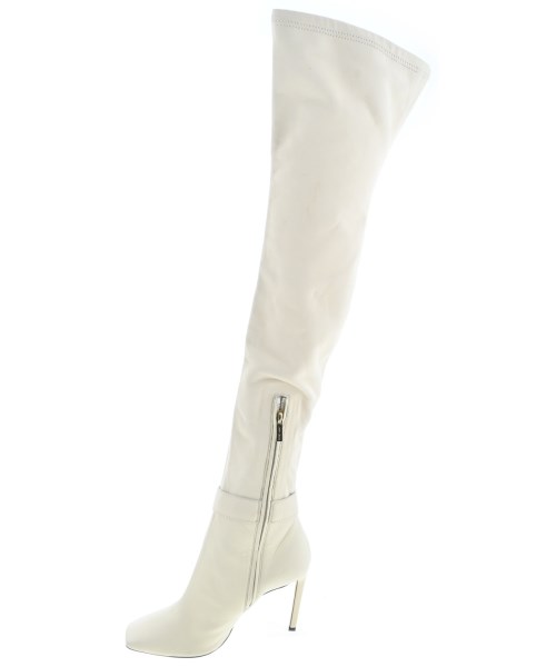 JIMMY CHOO（ジミーチュー）ブーツ 白 サイズ:37 1/2(24.5cm位) レディース/2200635818126