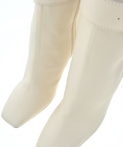 JIMMY CHOO（ジミーチュー）ブーツ 白 サイズ:37 1/2(24.5cm位) レディース/2200635818126