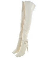 JIMMY CHOO（ジミーチュー）ブーツ 白 サイズ:37 1/2(24.5cm位) レディース/2200635818126