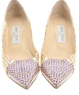 JIMMY CHOO（ジミーチュー）パンプス 黄 サイズ:EU37(23.5cm位) レディース/2200635555236