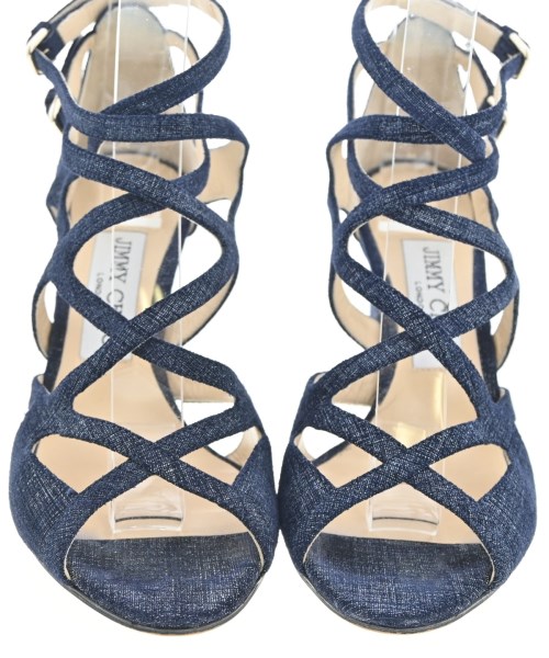 JIMMY CHOO（ジミーチュー）サンダル 紺 サイズ:EU36(22.5cm位) レディース/2200635555267