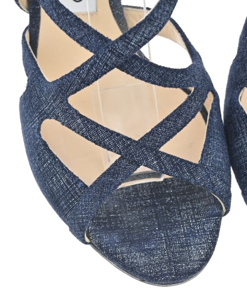 JIMMY CHOO（ジミーチュー）サンダル 紺 サイズ:EU36(22.5cm位) レディース/2200635555267
