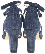 JIMMY CHOO（ジミーチュー）サンダル 紺 サイズ:EU36(22.5cm位) レディース/2200635555267