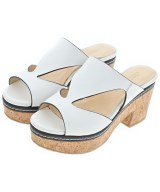 JIMMY CHOO（ジミーチュー）サンダル 白 サイズ:EU35(21.5cm位) レディース/2200633034399