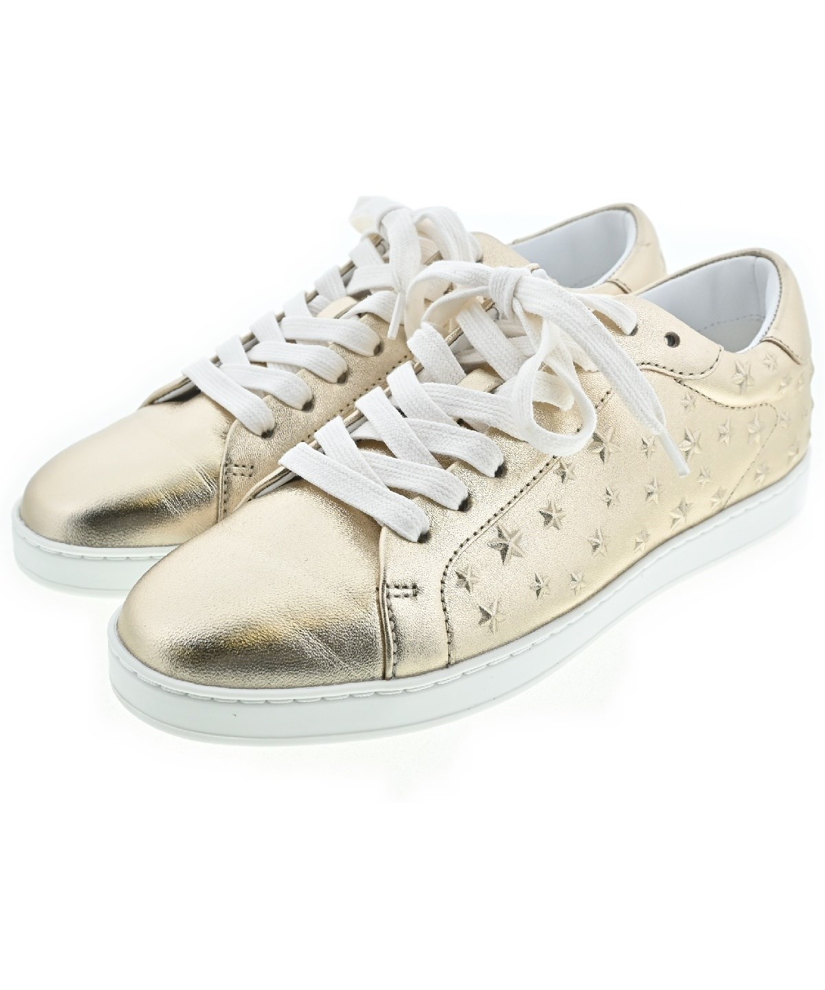 JIMMY CHOO（ジミーチュー）スニーカー ゴールド サイズ:EU36