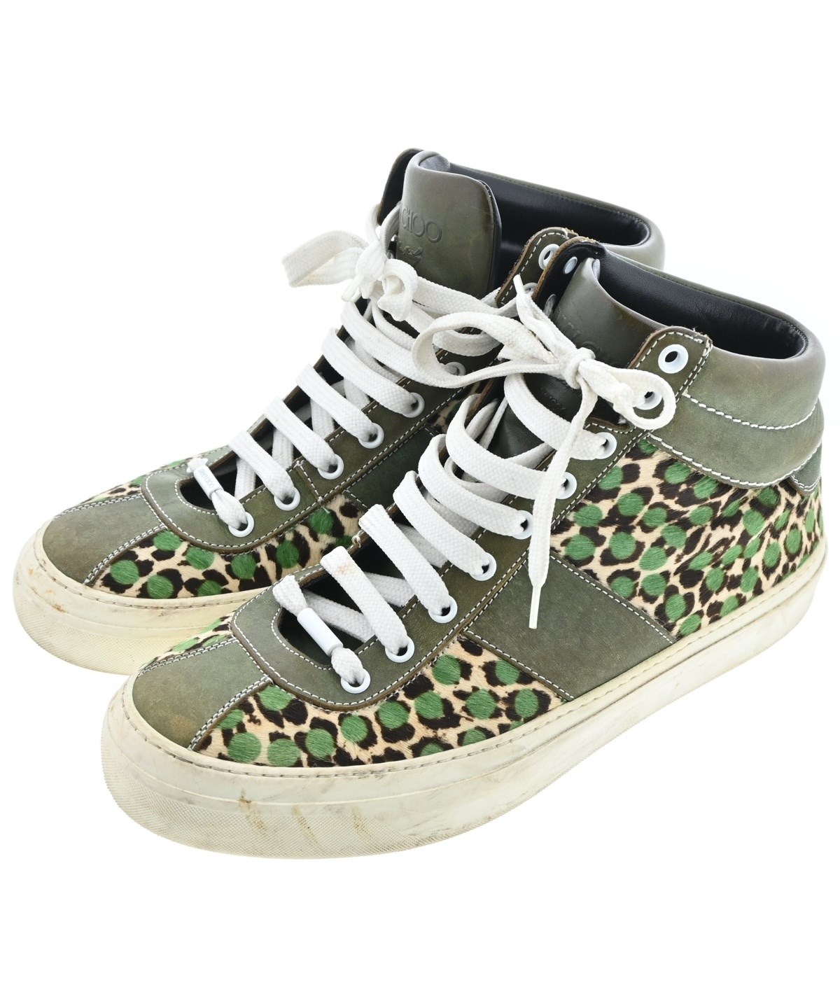 JIMMY CHOO（ジミーチュー）スニーカー カーキ サイズ:EU42(27cm位