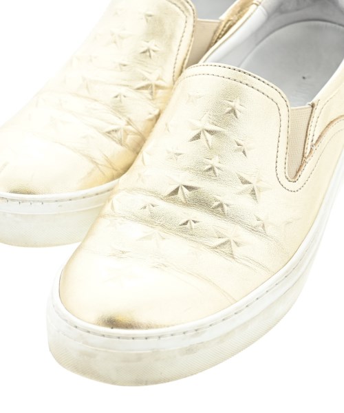 JIMMY CHOO（ジミーチュー）スニーカー ゴールド サイズ:EU38 1/2(25cm位) レディース/2200626366025