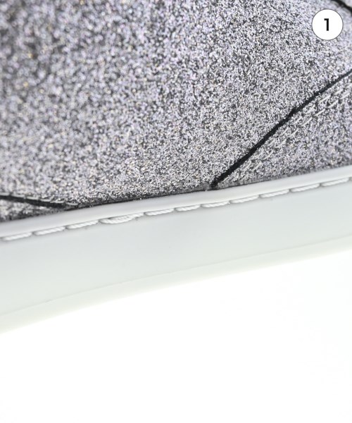 JIMMY CHOO（ジミーチュー）スニーカー グレー サイズ:EU38(24.5cm位) レディース/2200630198056