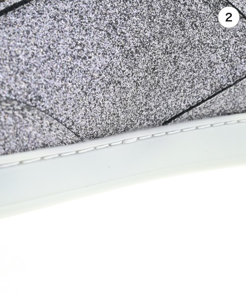 JIMMY CHOO（ジミーチュー）スニーカー グレー サイズ:EU38(24.5cm位) レディース/2200630198056