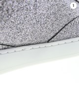 JIMMY CHOO（ジミーチュー）スニーカー グレー サイズ:EU38(24.5cm位) レディース/2200630198056