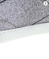 JIMMY CHOO（ジミーチュー）スニーカー グレー サイズ:EU38(24.5cm位) レディース/2200630198056