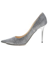 JIMMY CHOO（ジミーチュー）パンプス シルバー サイズ:EU36 1/2(23cm位) レディース/2200616954126