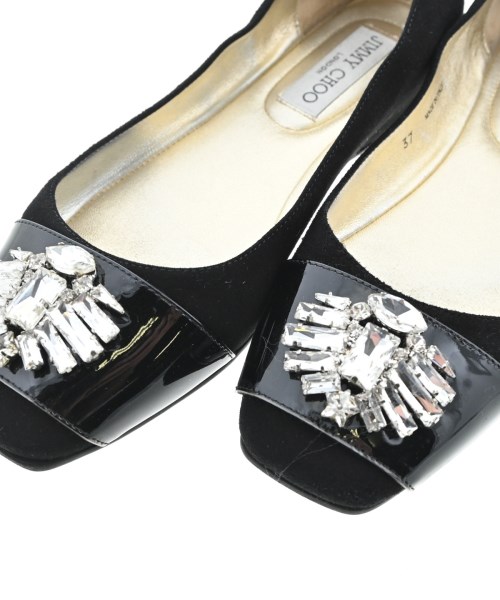 JIMMY CHOO（ジミーチュー）バレエシューズ/オペラシューズ 黒 サイズ:EU37(23.5cm位) レディース/2200631353027