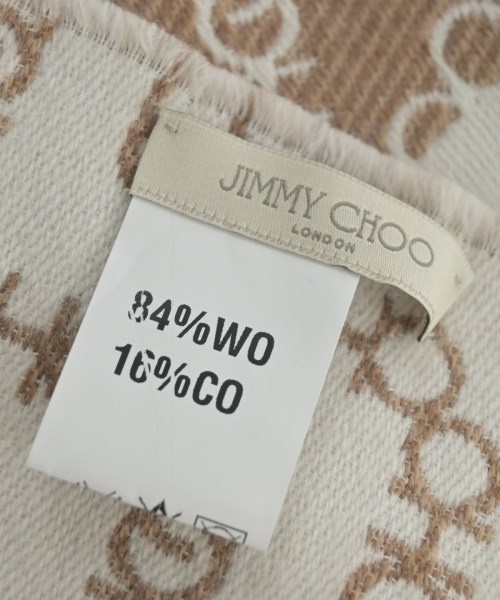 JIMMY CHOO（ジミーチュー）マフラー 茶 サイズ:- レディース/2200603390050