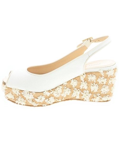 JIMMY CHOO（ジミーチュー）サンダル 白 サイズ:EU36(22.5cm位) レディース/2200613181051