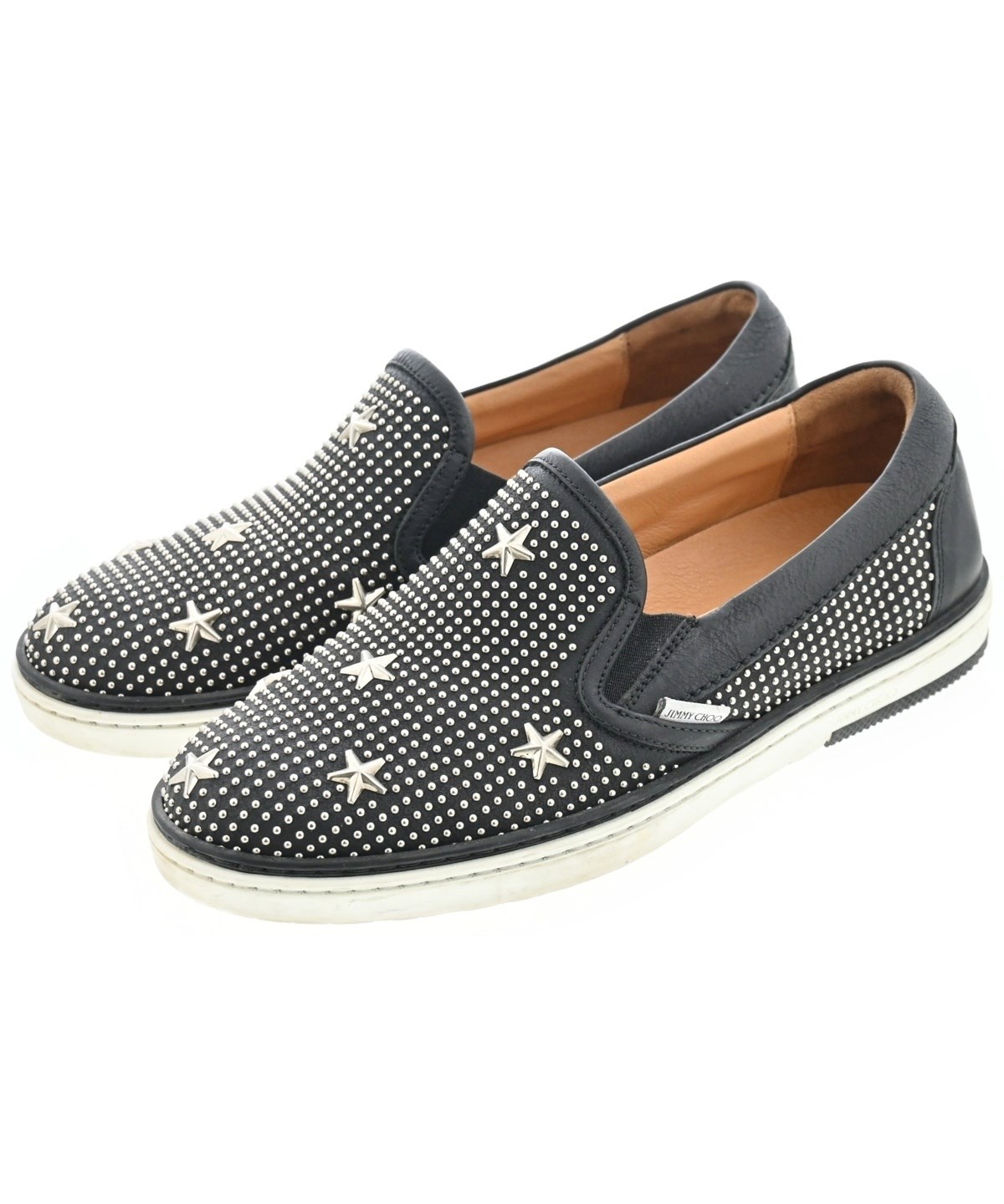 【未使用】JIMMY CHOO39 JIMMY CHOO（ジミーチュー）スニーカー 黒 サイズ:EU39 1/2(26cm位