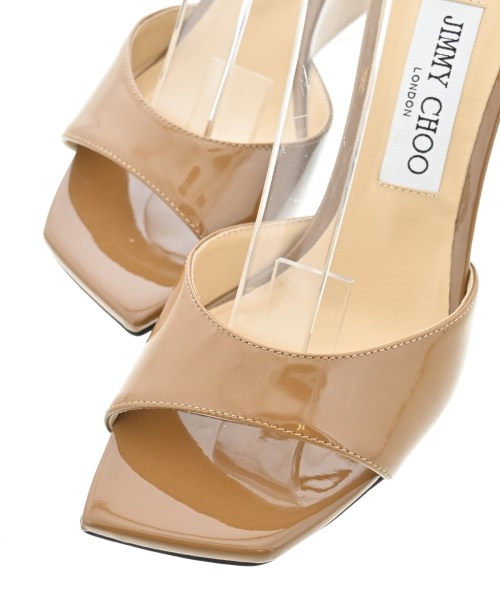 JIMMY CHOO（ジミーチュー）サンダル 茶 サイズ:EU37(23.5cm位) レディース/2200633431082