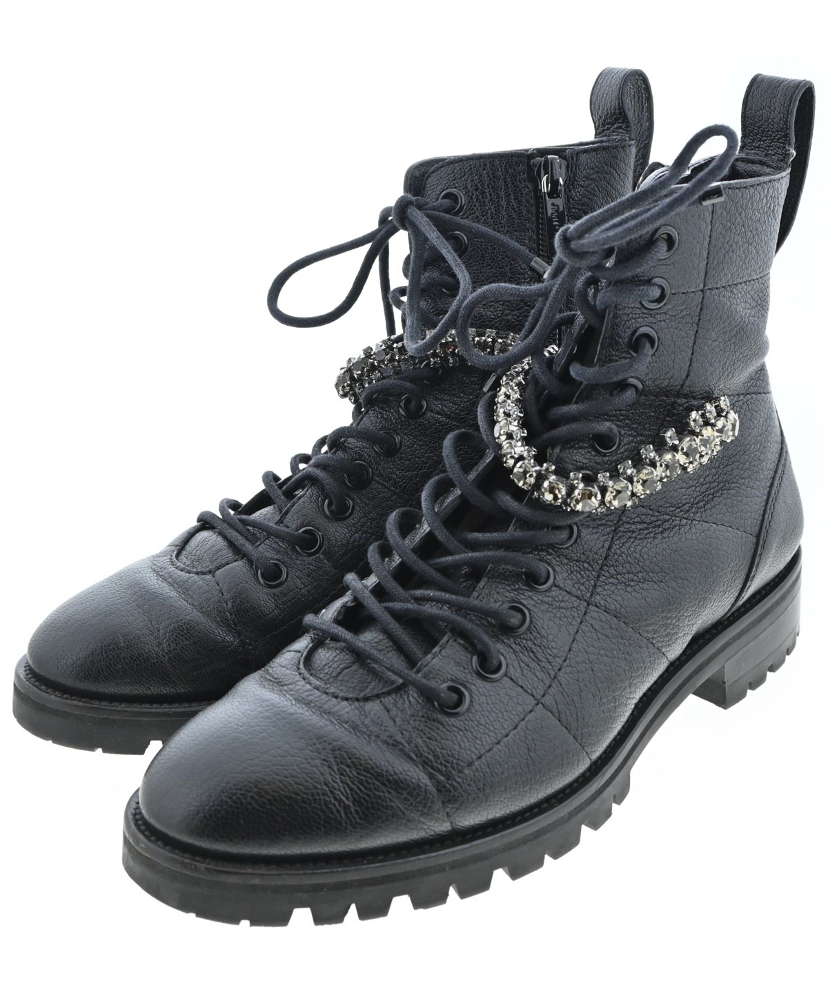 JIMMY CHOO（ジミーチュー）ブーツ 黒 サイズ:EU36(22.5cm位