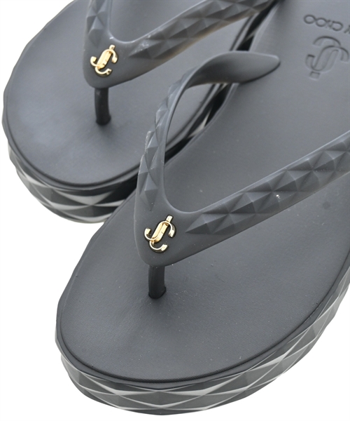JIMMY CHOO（ジミーチュー）サンダル 黒 サイズ:EU37(23.5cm位) レディース/2200610584015