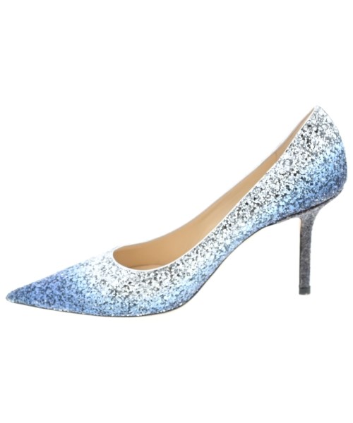 JIMMY CHOO（ジミーチュー）パンプス シルバー サイズ:EU38 1/2(25cm位) レディース/2200611979049