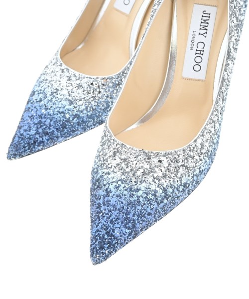 JIMMY CHOO（ジミーチュー）パンプス シルバー サイズ:EU38 1/2(25cm位) レディース/2200611979049
