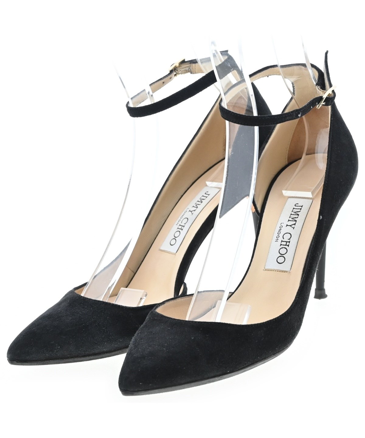 5/16迄￥17800→￥13000ジミーチュウ パンプス 大きいサイズ26cm JIMMY CHOO（ジミーチュー）パンプス 黒 サイズ:EU38(24.5cm位