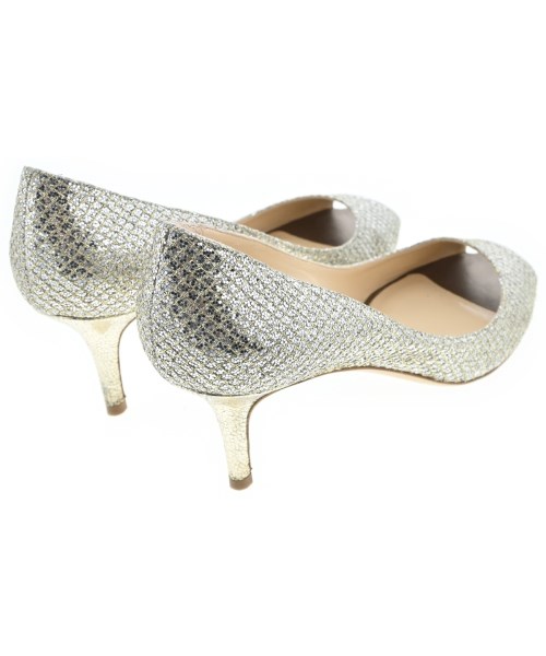 JIMMY CHOO（ジミーチュー）パンプス シルバー サイズ:EU38 1/2(25cm位) レディース/2200615916484