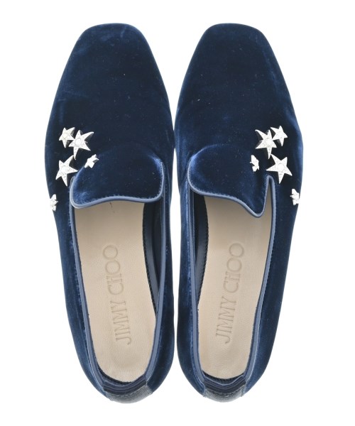 JIMMY CHOO（ジミーチュー）バレエシューズ/オペラシューズ 紺 サイズ:EU35 1/2(22cm位) レディース/2200620777261