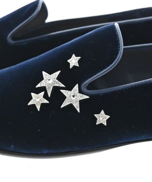 JIMMY CHOO（ジミーチュー）バレエシューズ/オペラシューズ 紺 サイズ:EU35 1/2(22cm位) レディース/2200620777261