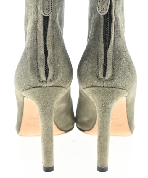 JIMMY CHOO（ジミーチュー）ブーティ カーキ サイズ:EU38(24.5cm位) レディース/2200620951012