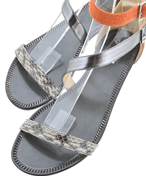 JIMMY CHOO（ジミーチュー）サンダル グレー サイズ:EU36 1/2(23cm位) レディース/2200606217125