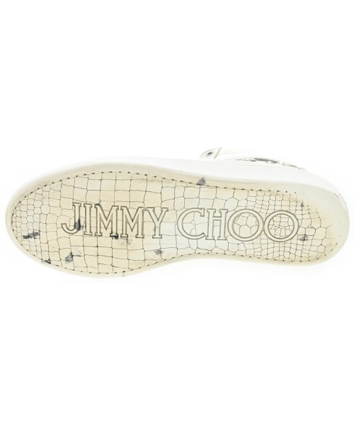 JIMMY CHOO（ジミーチュー）スニーカー 白 サイズ:EU41 1/2(26.5cm位) メンズ/2200607891096