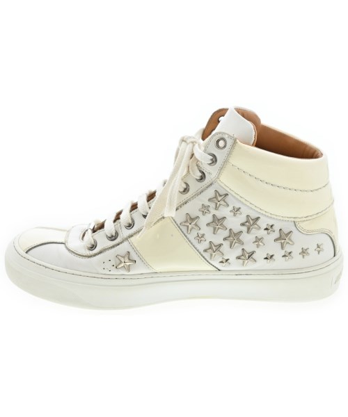 JIMMY CHOO（ジミーチュー）スニーカー 白 サイズ:EU41 1/2(26.5cm位) メンズ/2200607891096