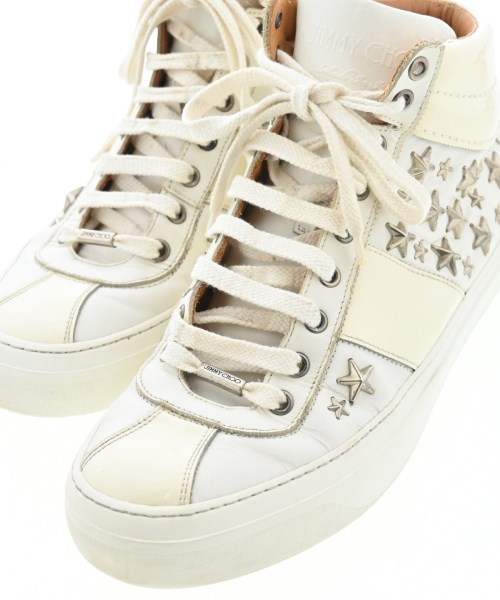 JIMMY CHOO（ジミーチュー）スニーカー 白 サイズ:EU41 1/2(26.5cm位) メンズ/2200607891096
