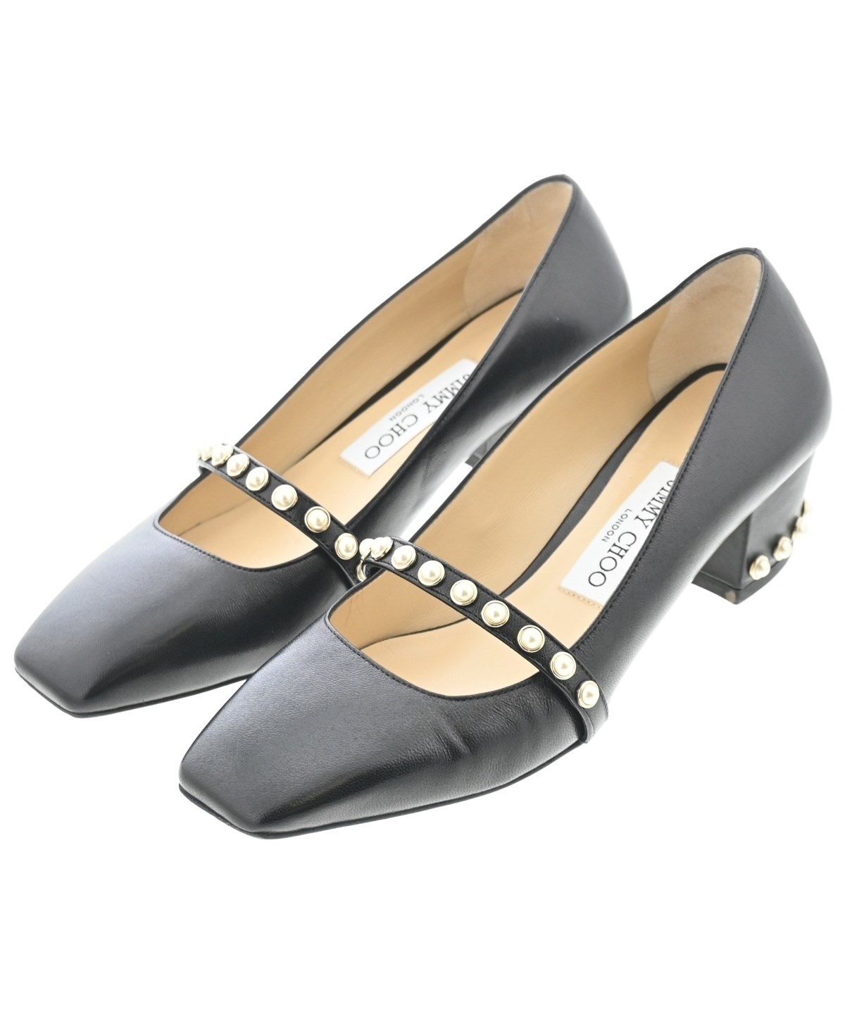 JIMMY CHOO（ジミーチュー）パンプス 黒 サイズ:EU36(22.5cm位
