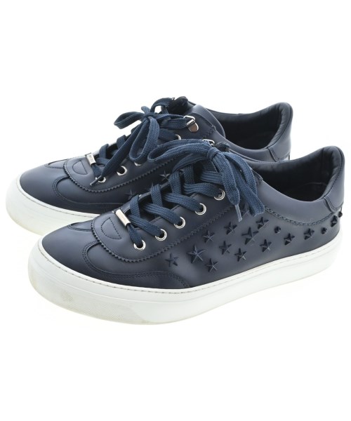 JIMMY CHOO(ジミーチュー)スニーカー 紺 サイズ:EU42 1/2(27.5cm位)/2200672773044