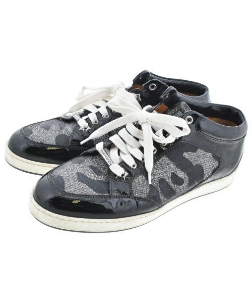 JIMMY CHOO(ジミーチュー)スニーカー 黒 サイズ:EU39(25.5cm位)/2200675547109
