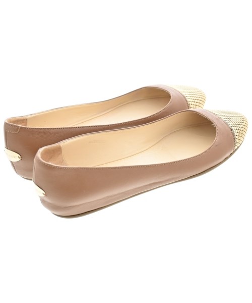 JIMMY CHOO（ジミーチュー）バレエシューズ/オペラシューズ 茶 サイズ:-(21cm位) レディース/2200680118080